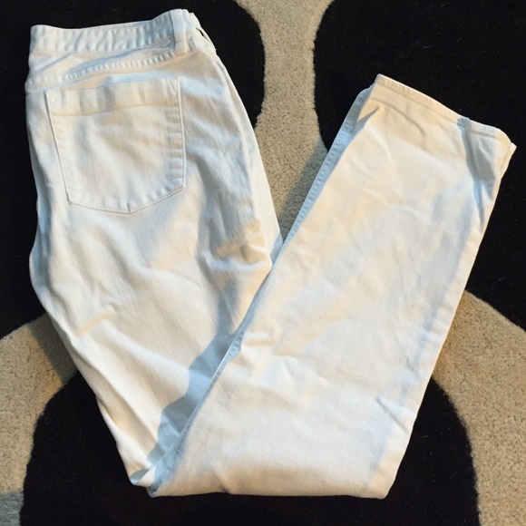 J Crew matchstick jeans white