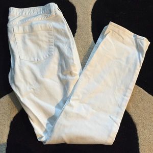 J Crew matchstick jeans white