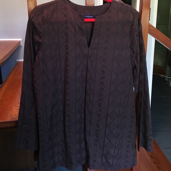 Lands' End brown tunic/C