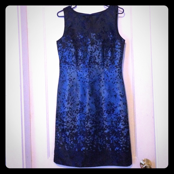 Beautiful blue patterned dress