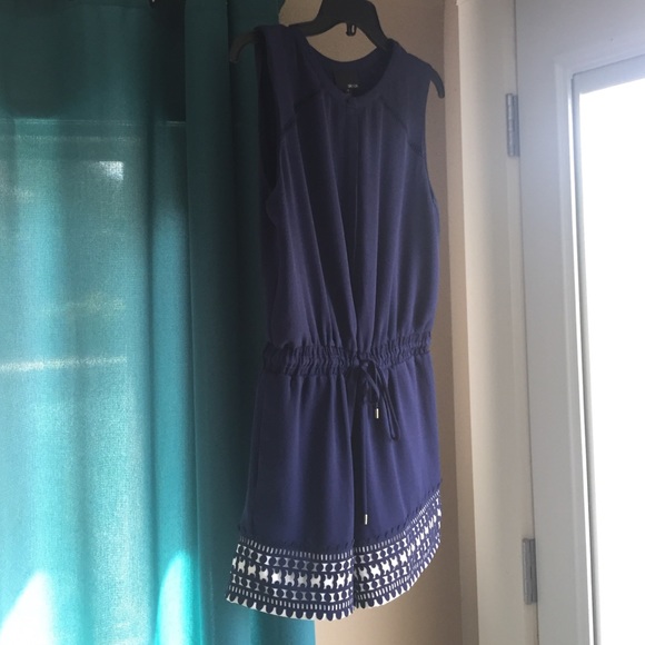 Adorable navy romper