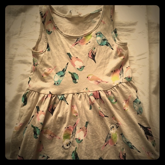 H&M girls bird dress