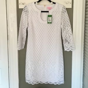 NWT Lilly Pulitzer Mara Scallop Hem Lace Dress