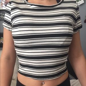 Striped Crop Top