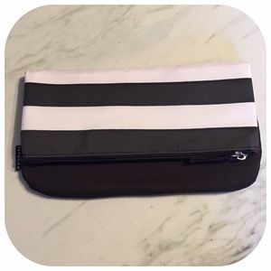 Sephora black & white stripe versitle bag