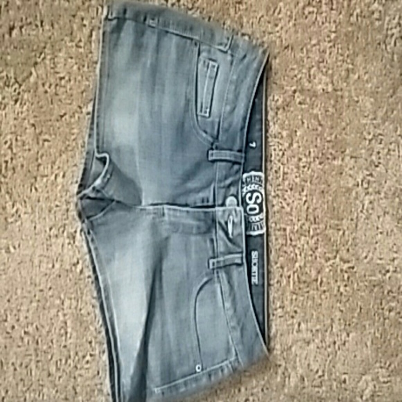 Denim shorts