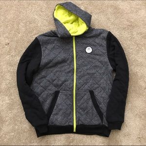Boy's Black Zip-up Hoodie Large Shawn White