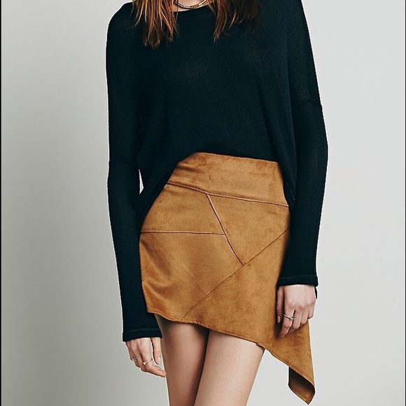 Free People Dresses & Skirts - Suede Free People x Liberty Garden Skirt