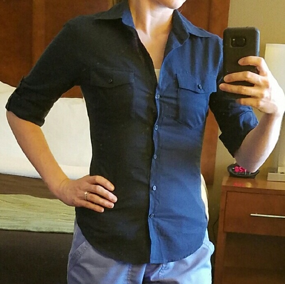 Love Tree Button Up NWOT