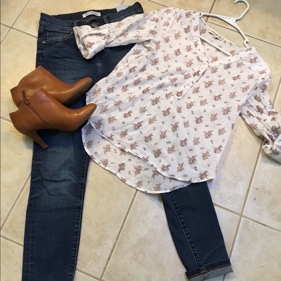 Olive and oak light weight blouse stitch fix brand