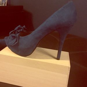 Blue Suede Heels