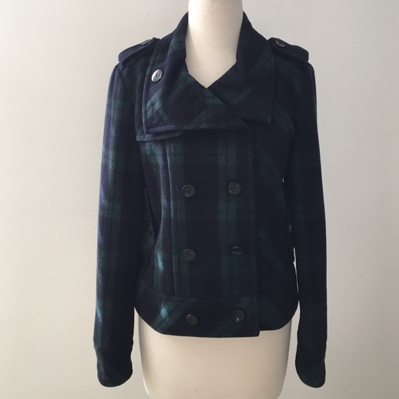 Thick Plaid Coat Jacket