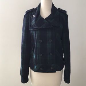 Thick Plaid Coat Jacket