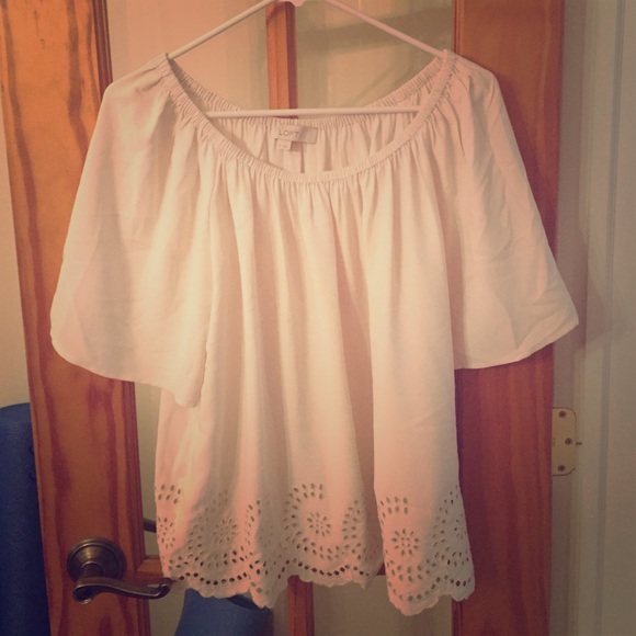 Ann Taylor Loft Off-the-shoulder blouse