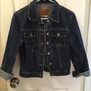 Guess denim jacket. Juniors medium. NWOT