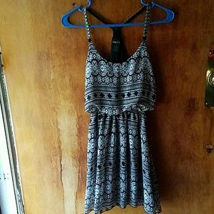 Rue 21 S Black & White Print Dress