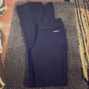 Black Reebok EasyTone fitness/body contour flares