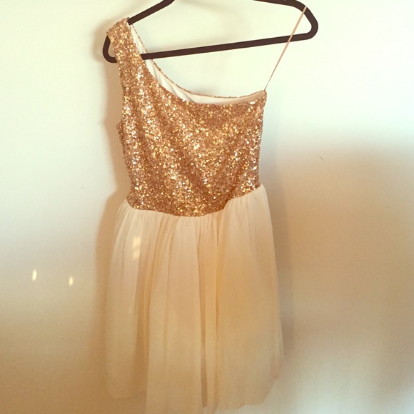 Asos one-shoulder cocktail dress