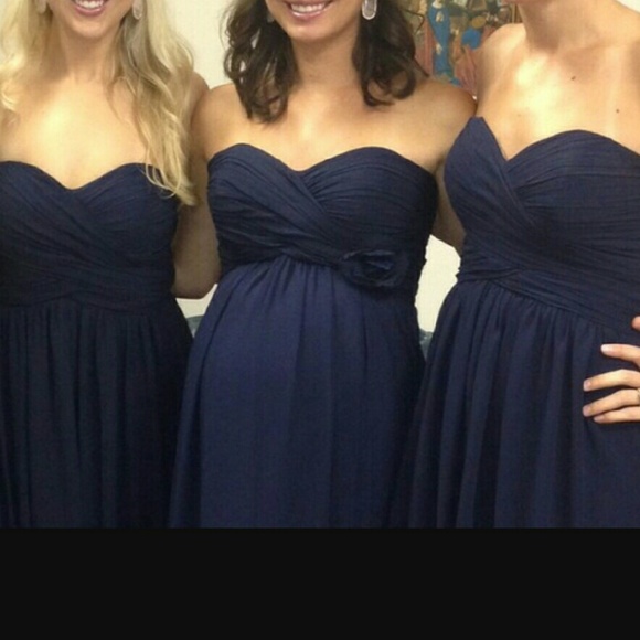 Navy Bill Levkoff dress!