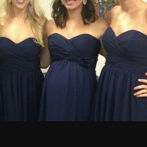 Navy Bill Levkoff dress!