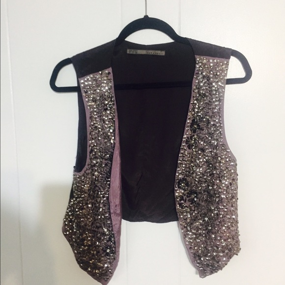 Zara beaded vest