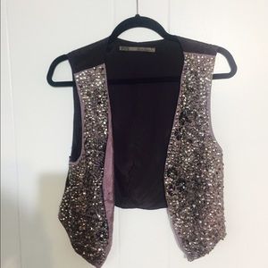 Zara beaded vest