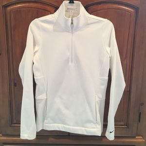Women's Nike fleece lined golf zip up jacket