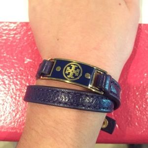 Tory Burch leather wrap bracelet
