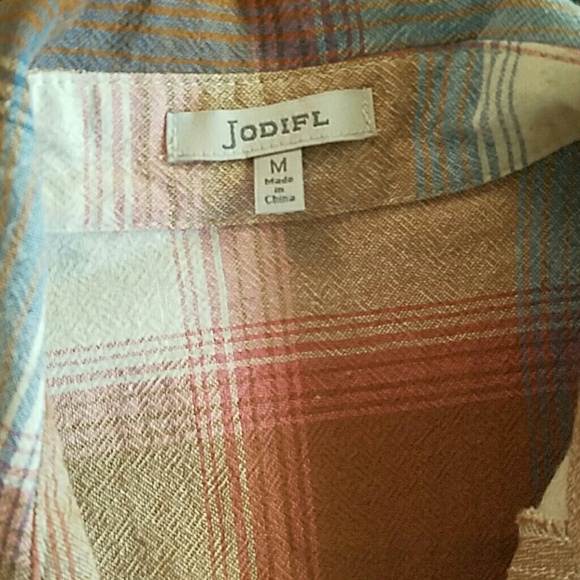 JODIFL sleeveless plaid top - Picture 3 of 3