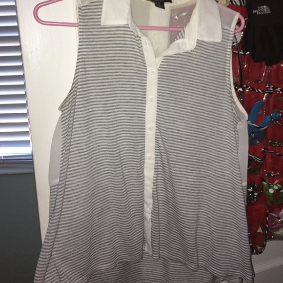 striped blouse