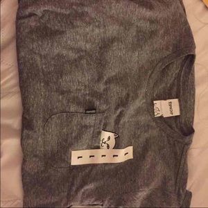 ripndip cat pocket grey shirt