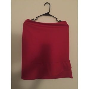 The Limited Red Skirt