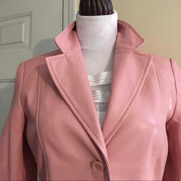 id Jackets & Blazers - Id PINK Leather Jacket