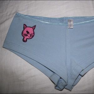 Cheeky pussy cat patch ironic underwear soft sexy