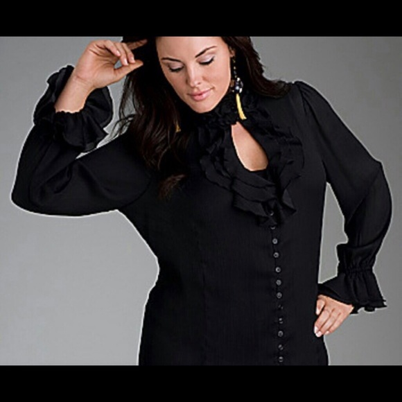 Lane Bryant Ruffles top