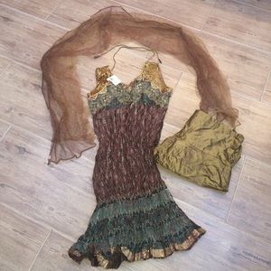 NWT STUNNING 3 piece Indian Suit