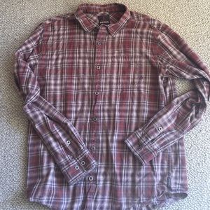 Men's Prana flannel shirt