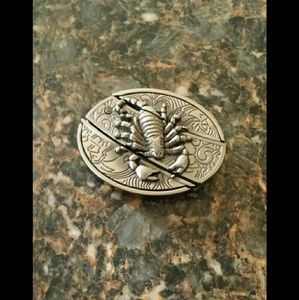 Scorpion belt buckle