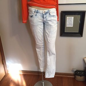 White Wash Skinny Jeans