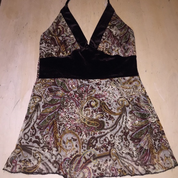 Boho halter top