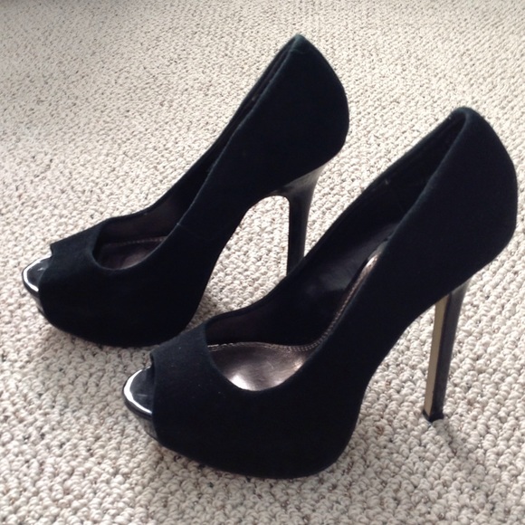 Steve Madden Peep Toe Heels - Picture 1 of 3