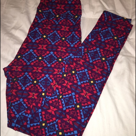 LuLaRoe one size yoga band leggings
