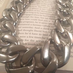 Chunky Silver Necklace