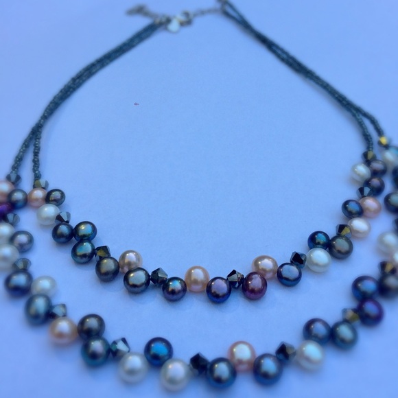 Lia Sophia Tahitian Necklace - Freshwater Pearls
