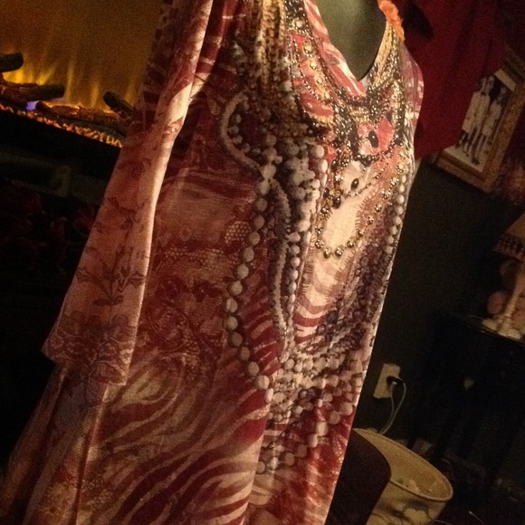 Style&co Jeans beautiful high low shirt - Picture 3 of 4