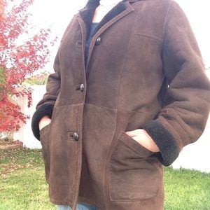 Sheepskin coat