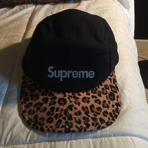 supreme leopard hat