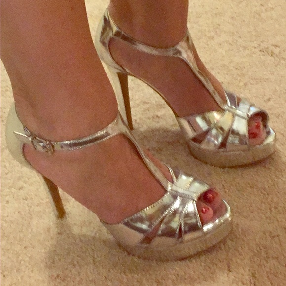 Silver Gianni Bini Platforms-FINAL PRICE!!