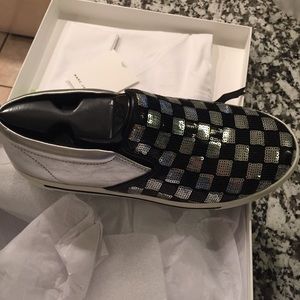 MarcJacobs SlipOn Sneaker(Black/Silver) NEVER WORN