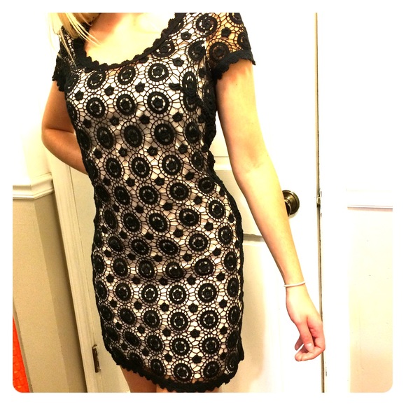 French connection USA hope lace dress size 0